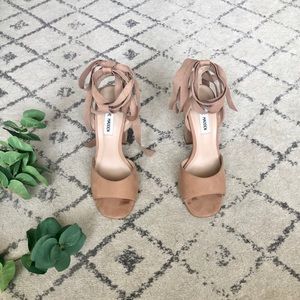 Steve Madden Kenny Ankle Wrap heeled sandal